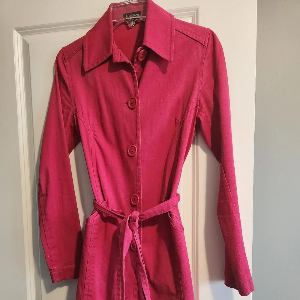 Pink Trench Coat - Picture 1 of 3